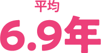平均6.9年